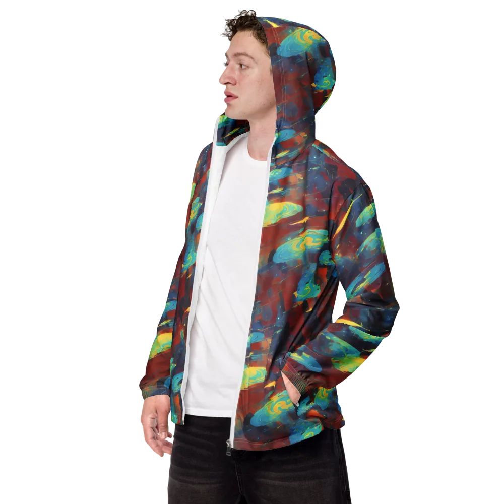 Journey Through Infinity on Men's Windbreaker — Left Front