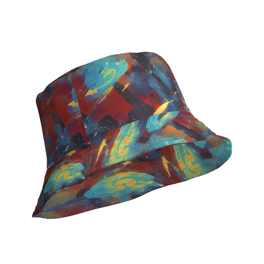 Journey Through Infinity on Reversible Bucket Hat — Product details Outside