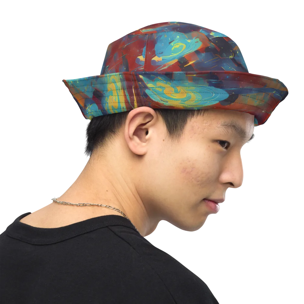 Journey Through Infinity on Reversible Bucket Hat — Right Outside