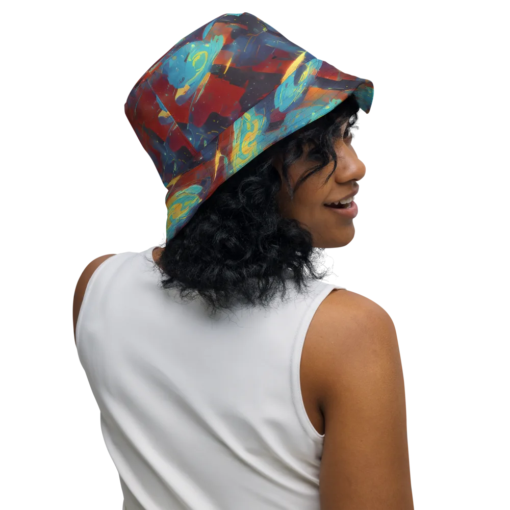 Journey Through Infinity on Reversible Bucket Hat — Right Outside
