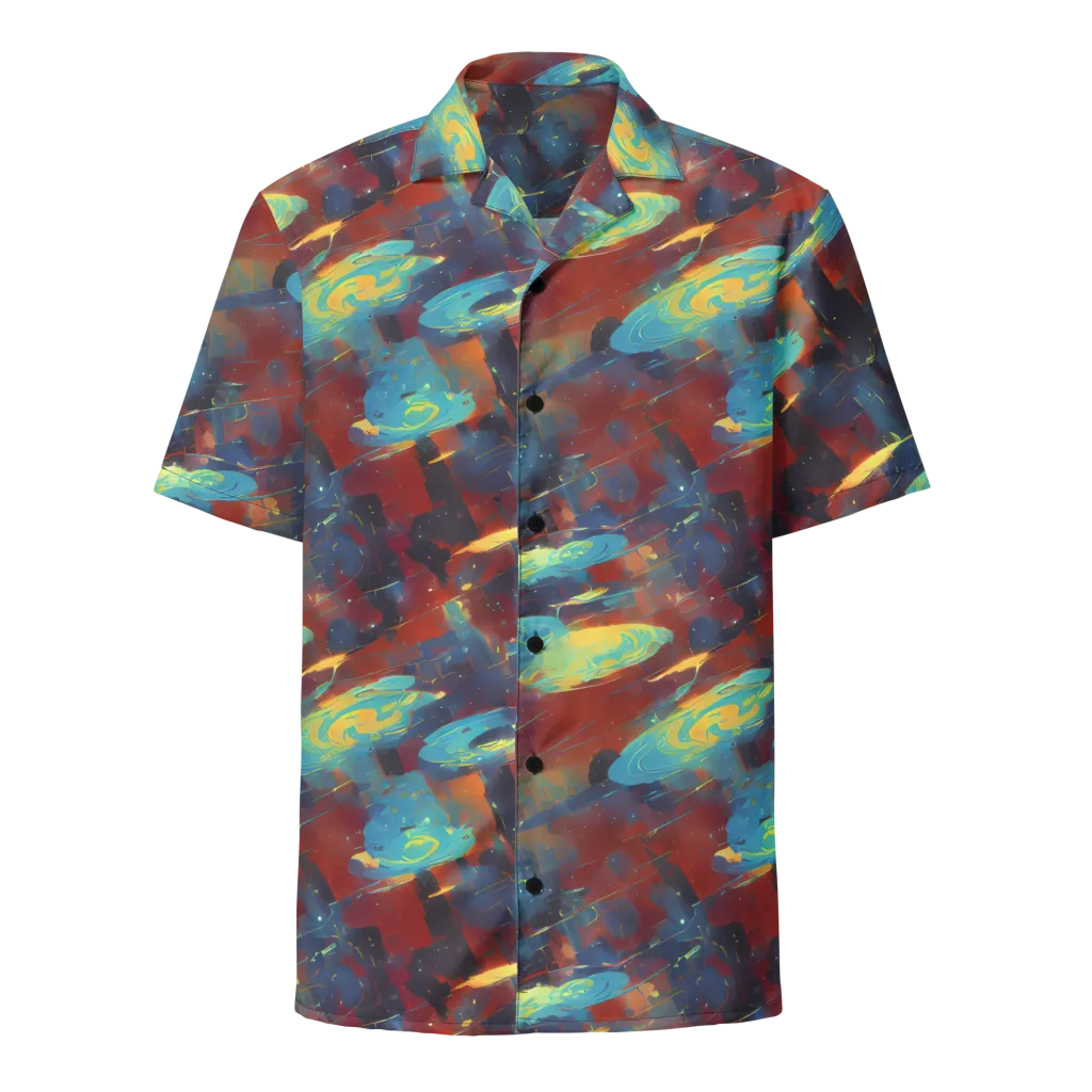 Journey Through Infinity on Button Shirt — Front