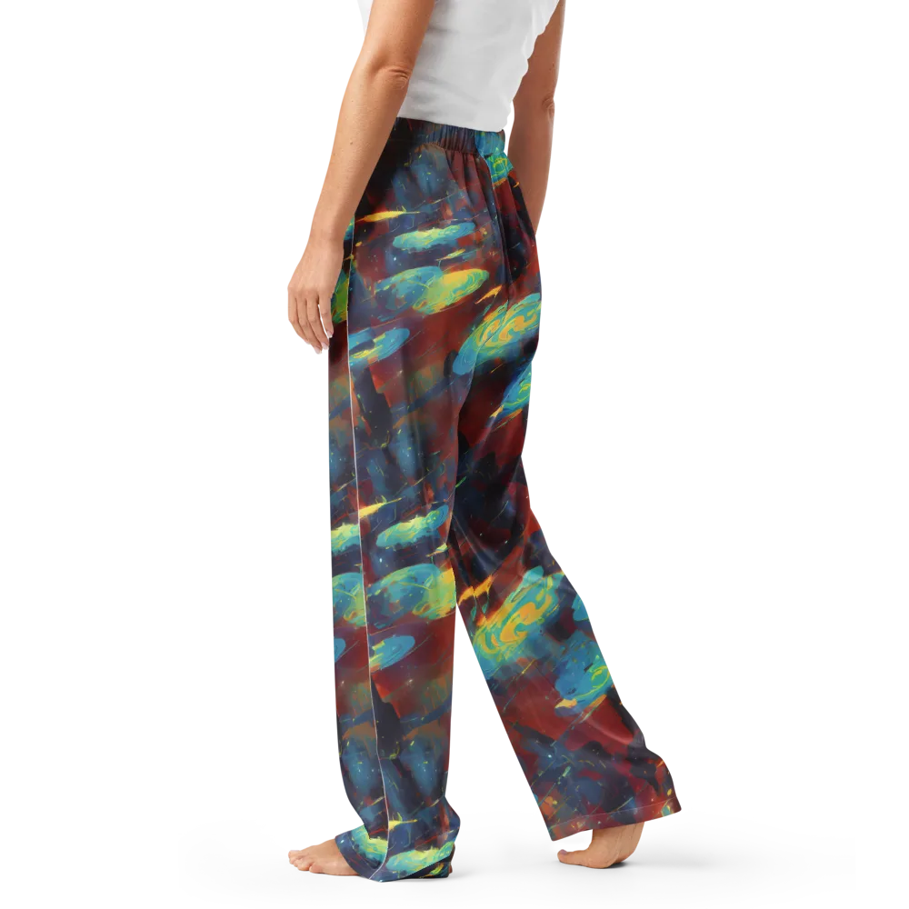 Journey Through Infinity on Women's Pajama Pants — Left