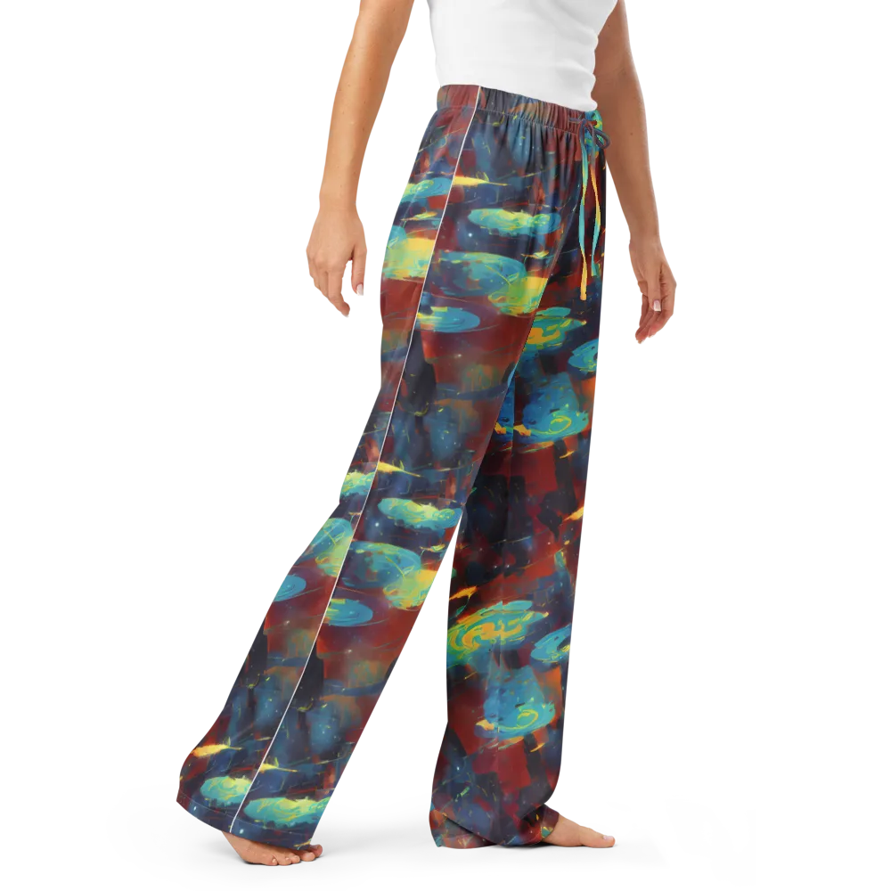 Journey Through Infinity on Women's Pajama Pants — Right Front