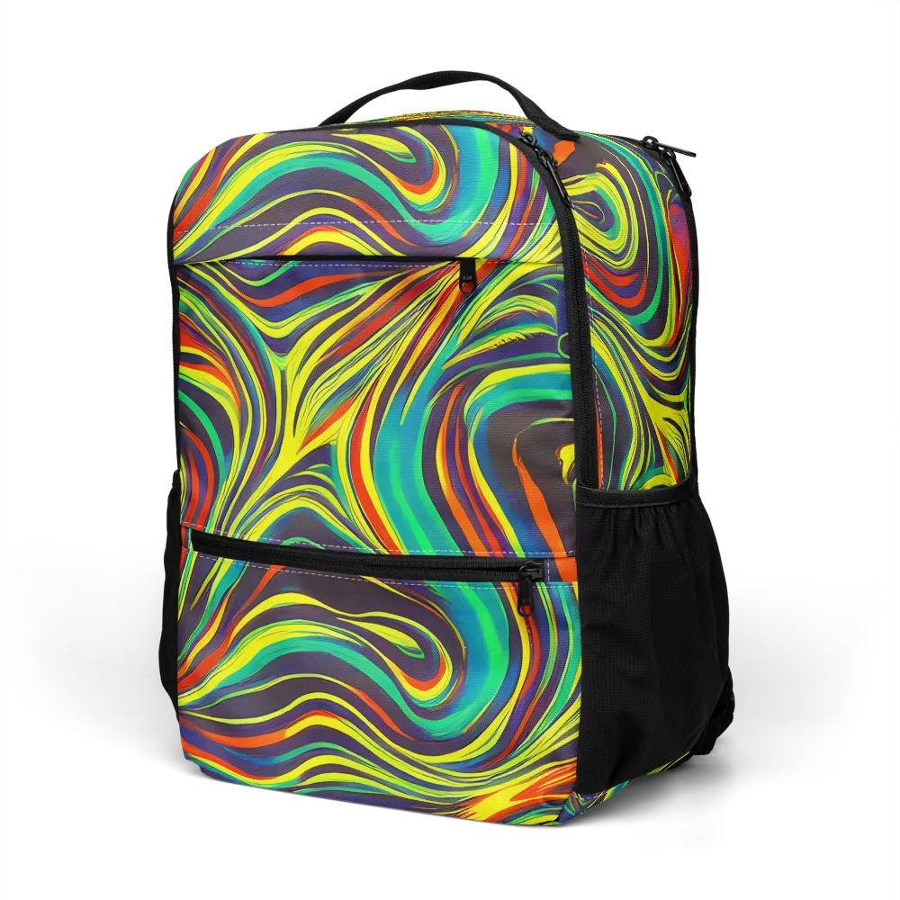 Voltage Veil on Utility Backpack — Left Front