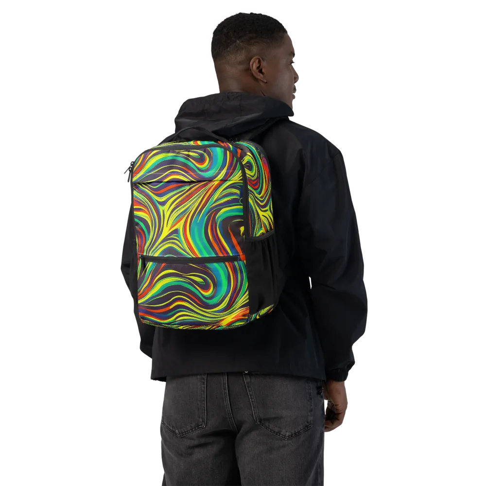 Voltage Veil on Utility Backpack — Back