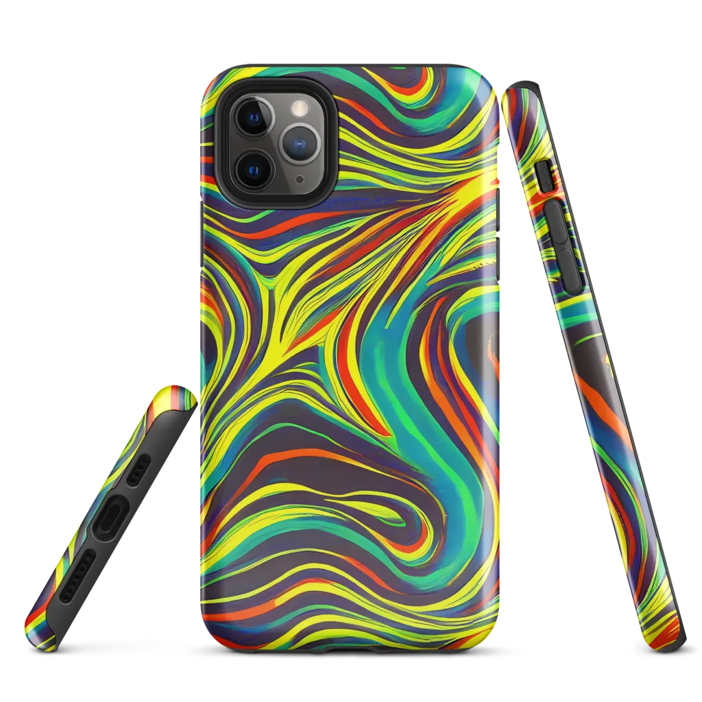 Voltage Veil on Tough Case for iPhone® — Front