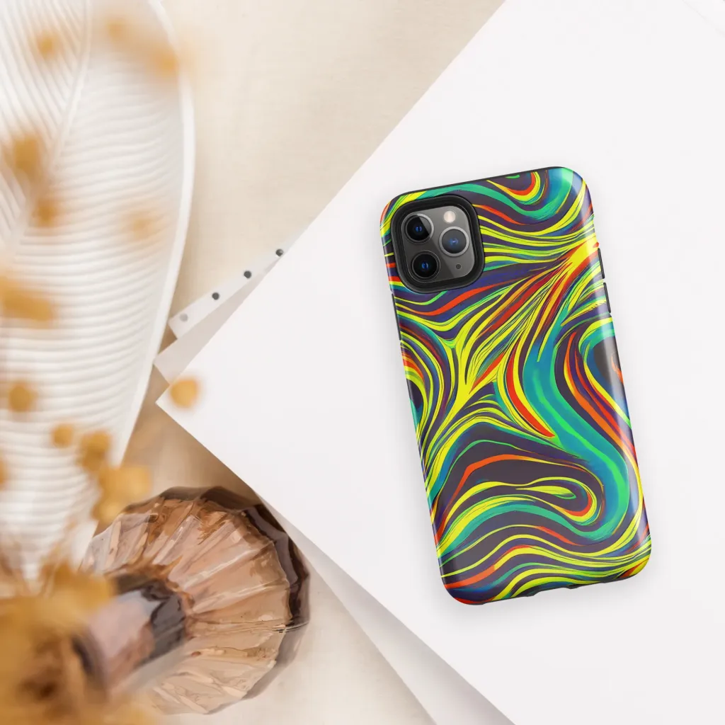 Voltage Veil on Tough Case for iPhone® — Front
