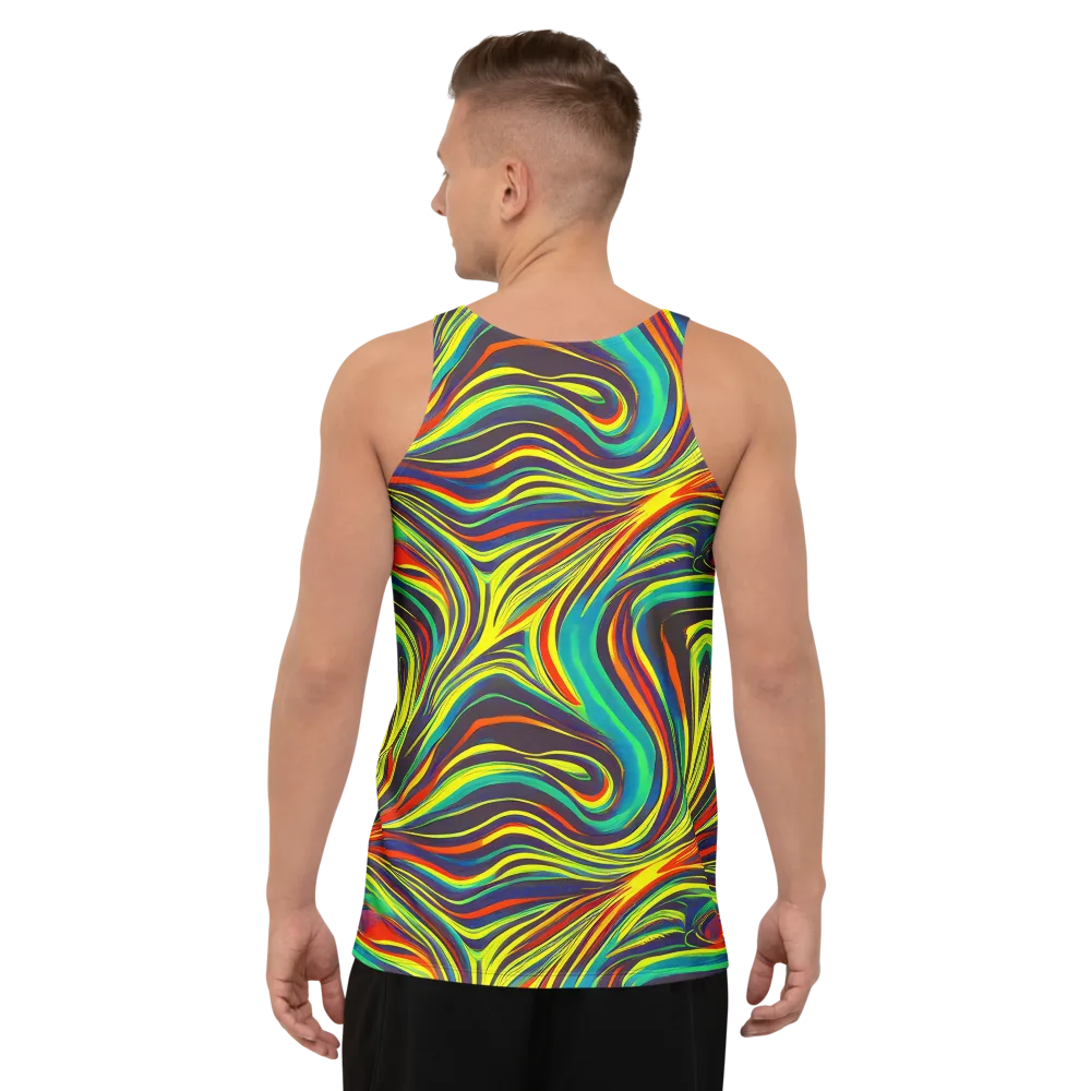Voltage Veil on Men's Tank Top — Back