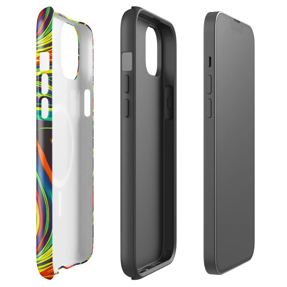 Voltage Veil on MagSafe Tough Case for iPhone® — Front