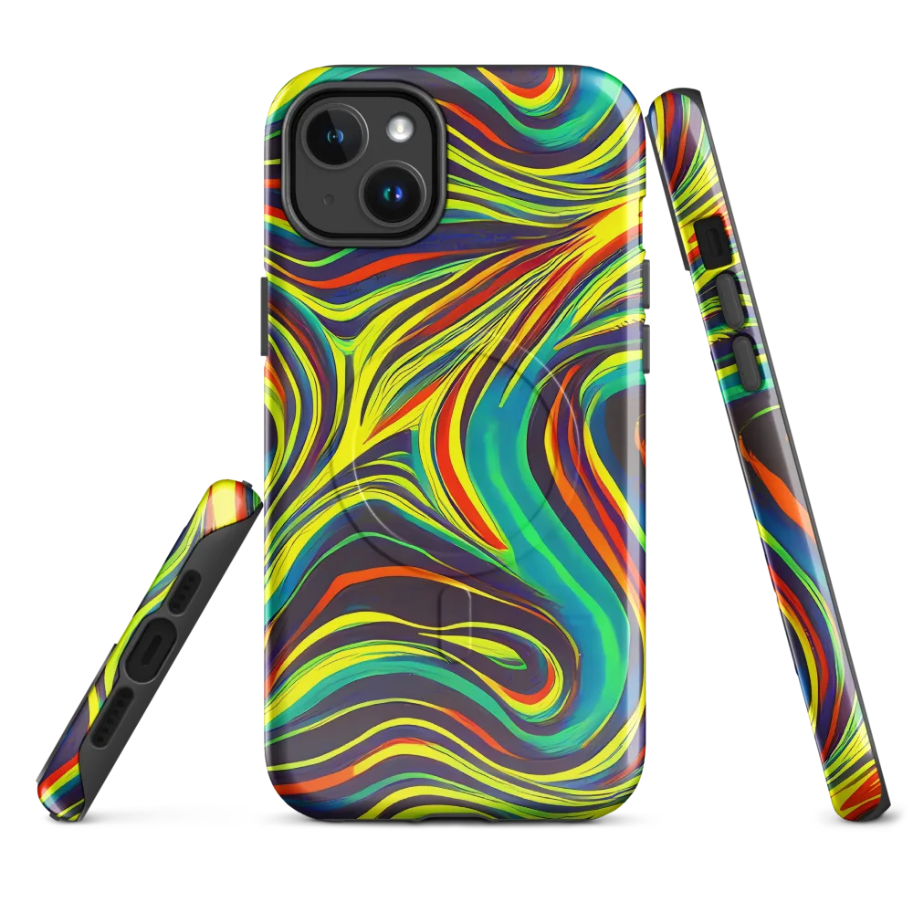 Voltage Veil on MagSafe Tough Case for iPhone® — Front