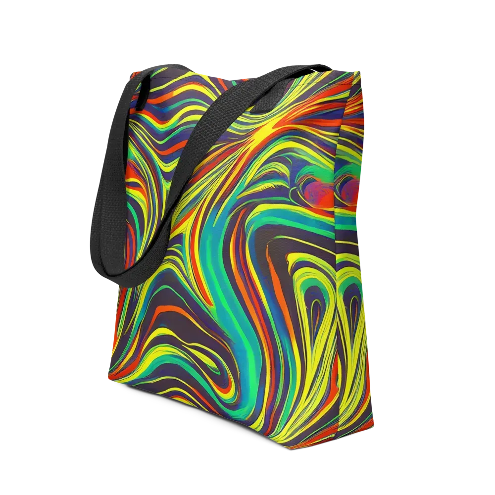 Voltage Veil on Tote Bag — Front