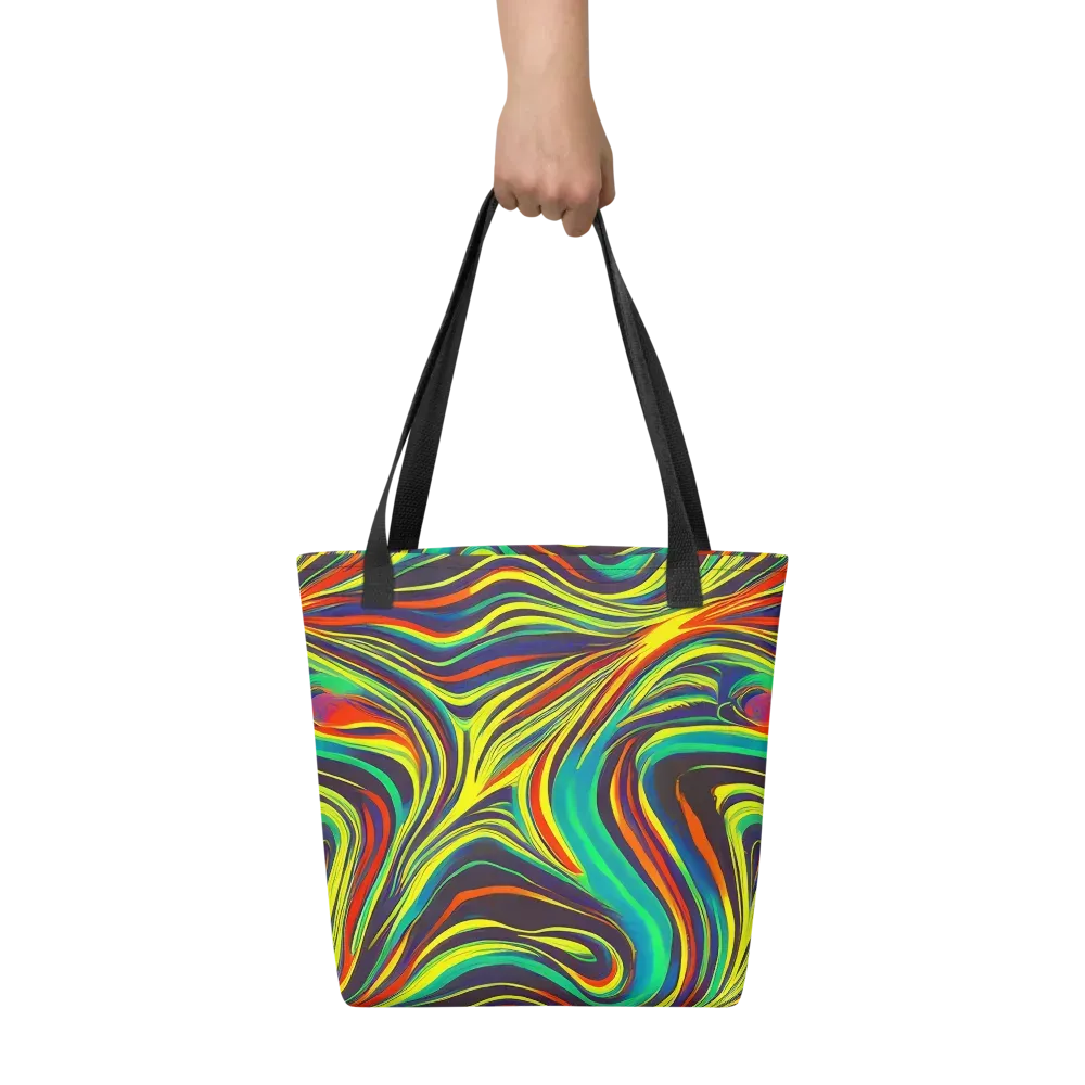 Voltage Veil on Tote Bag — Front