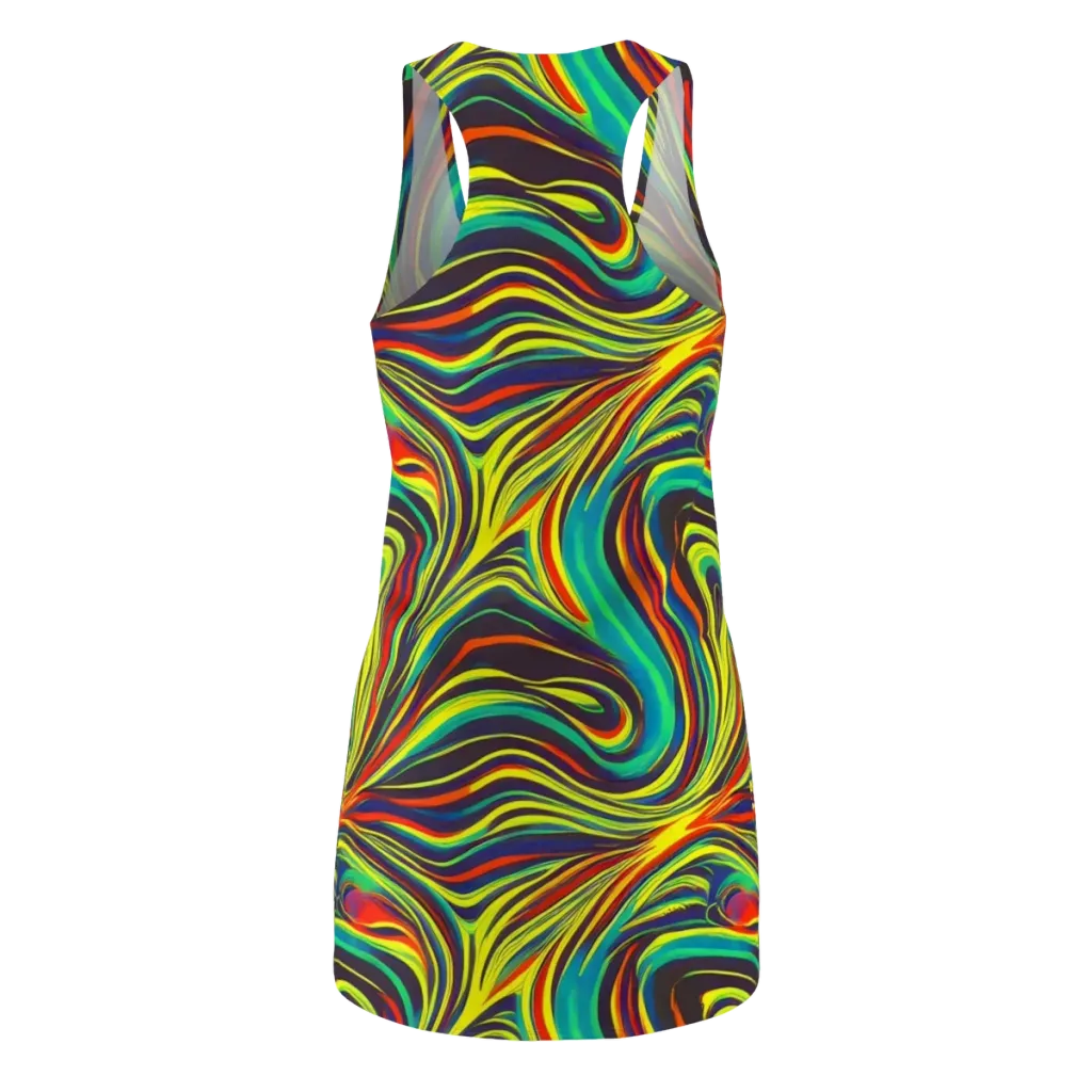 Voltage Veil on Racerback Dress — Back