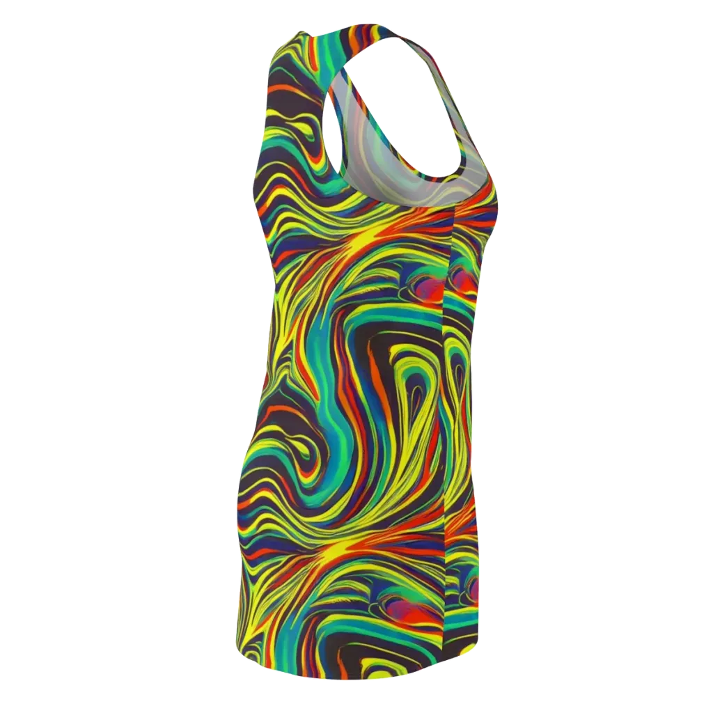 Voltage Veil on Racerback Dress — Back Side