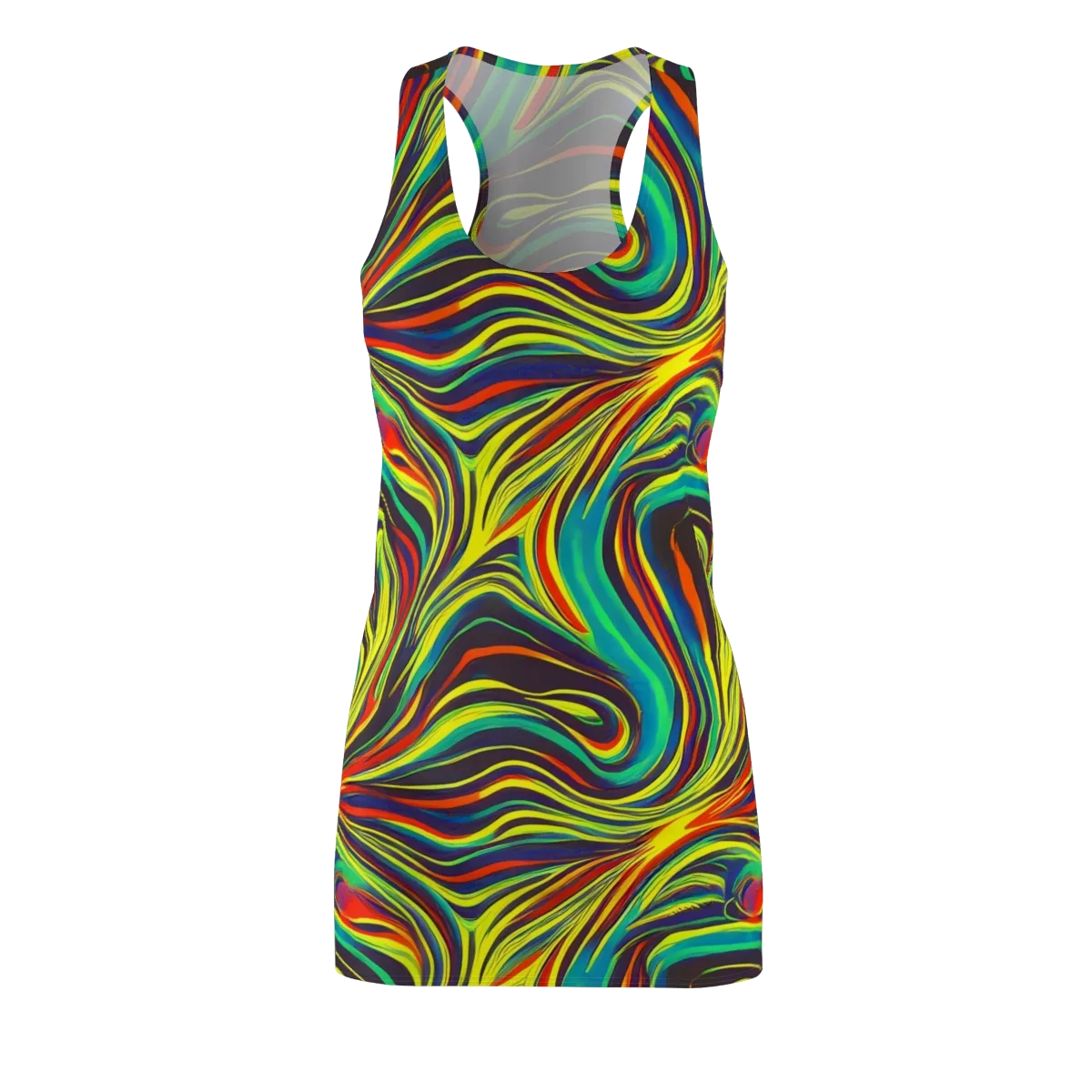 Voltage Veil on Racerback Dress — Front