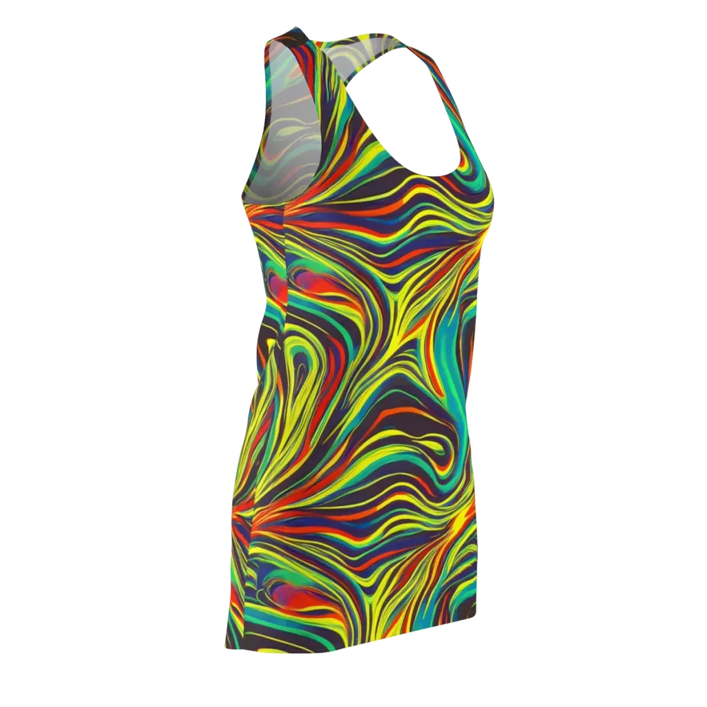 Voltage Veil on Racerback Dress — Front Side