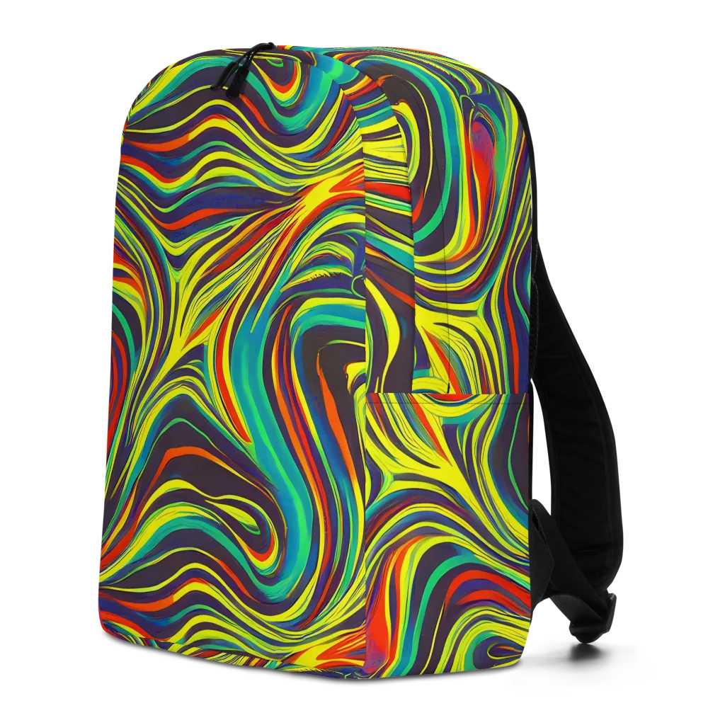 Voltage Veil on Minimalist Backpack — Left