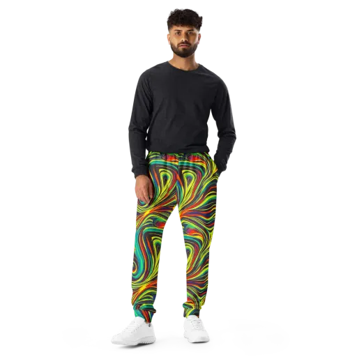 Voltage Veil on a Men's Joggers