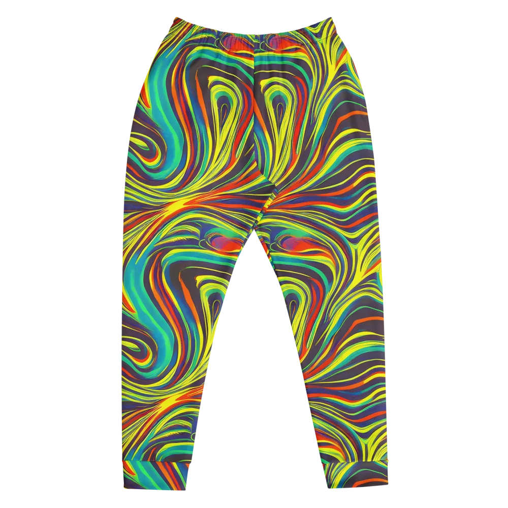 Voltage Veil on Men's Joggers — Front