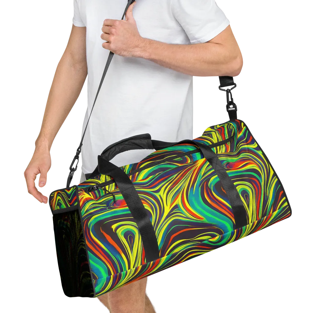 Voltage Veil on Duffle Bag — Right Front
