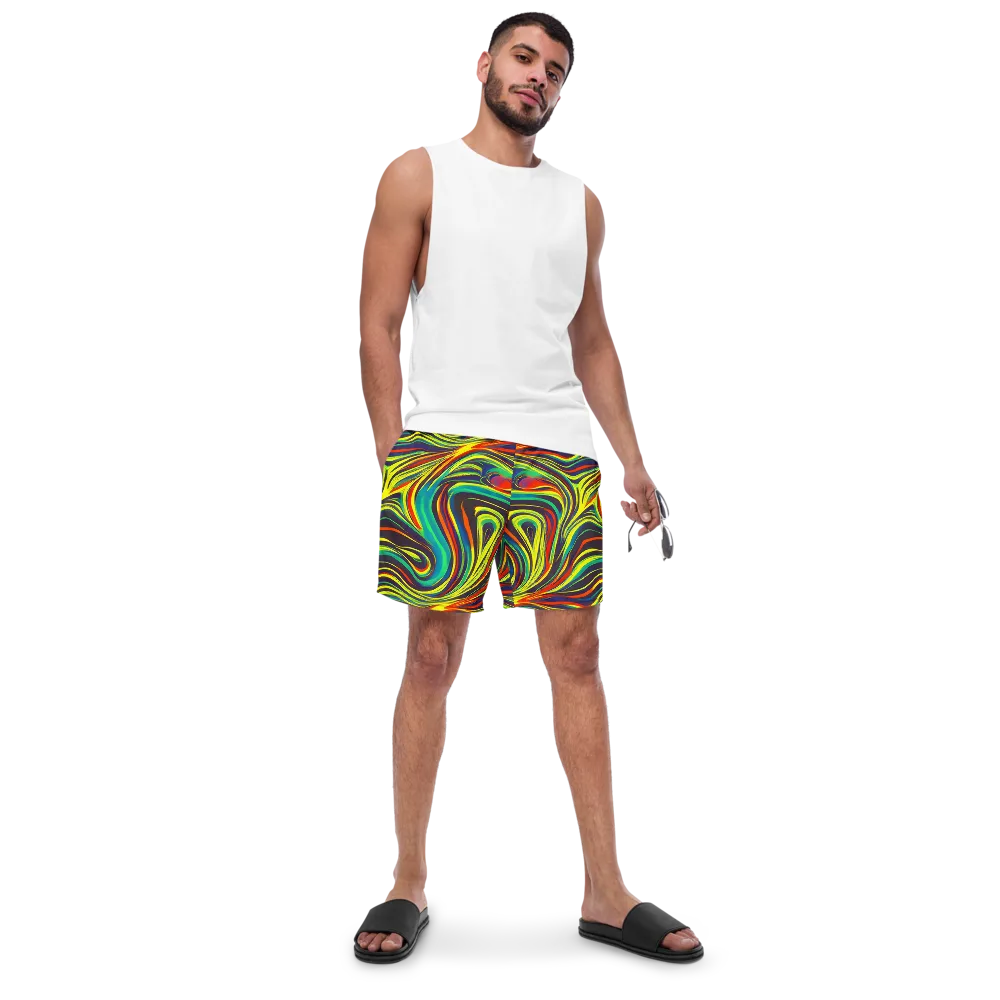 Voltage Veil on Swim Trunks — Front