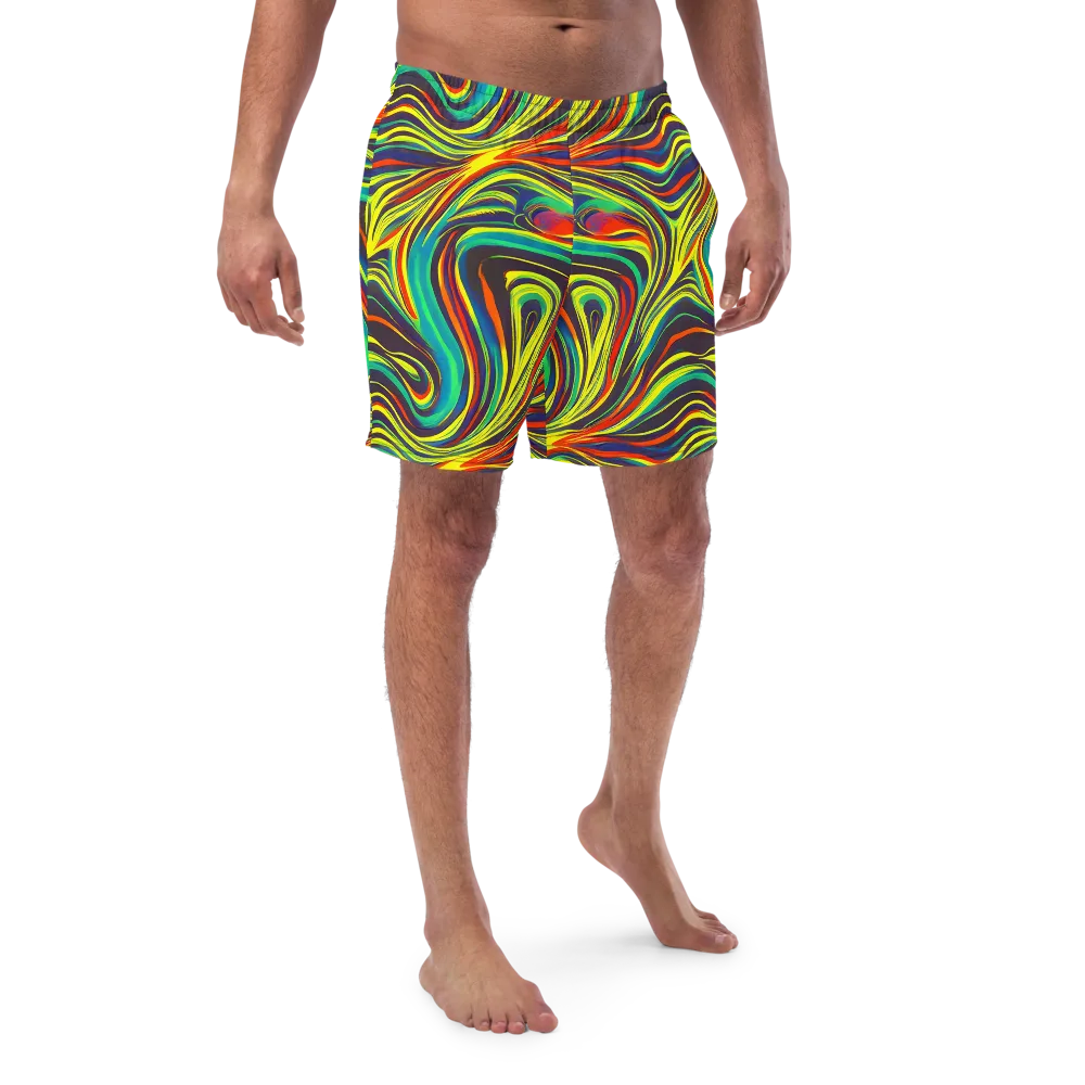 Voltage Veil on Swim Trunks — Front