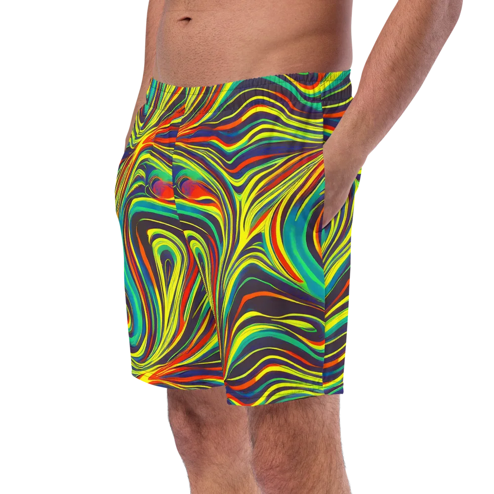 Voltage Veil on Swim Trunks — Left Front