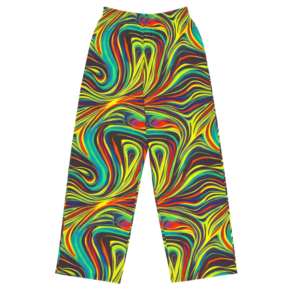 Voltage Veil on Wide-Leg Pants — Front