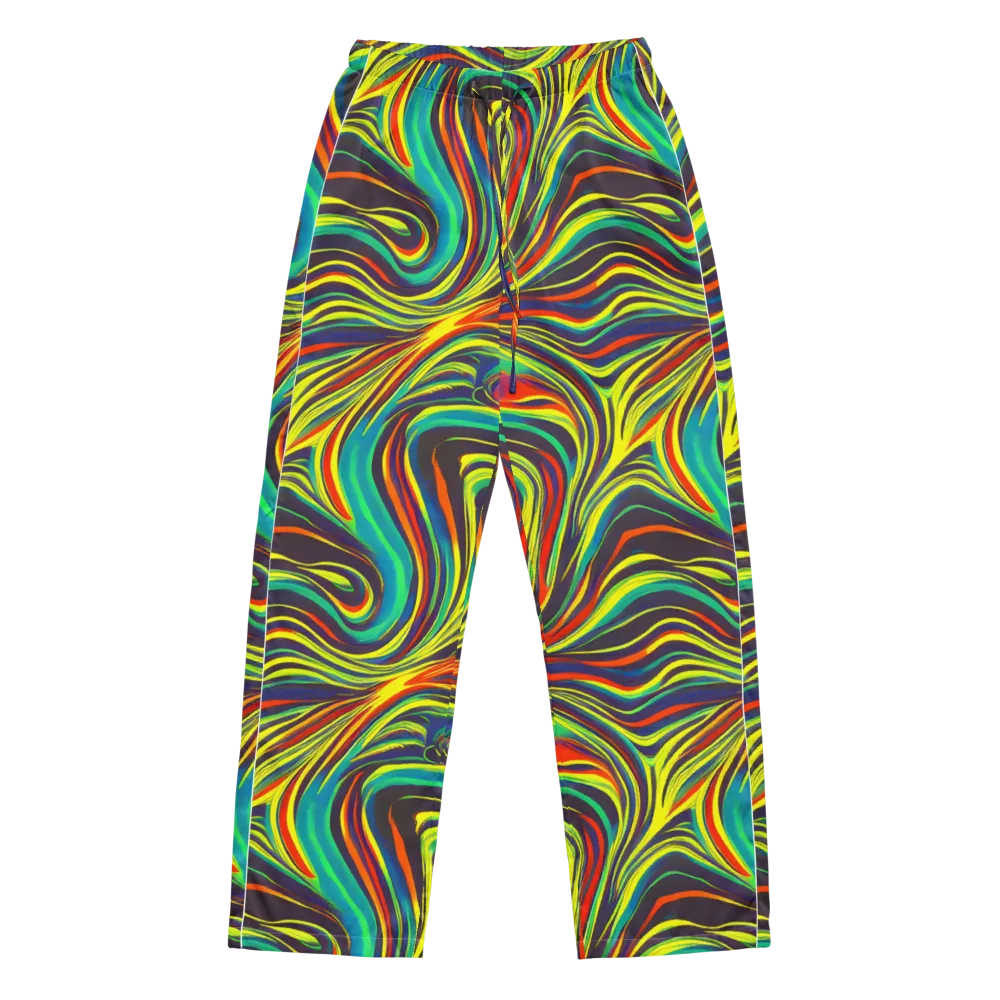 Voltage Veil on Women's Pajama Pants — Front