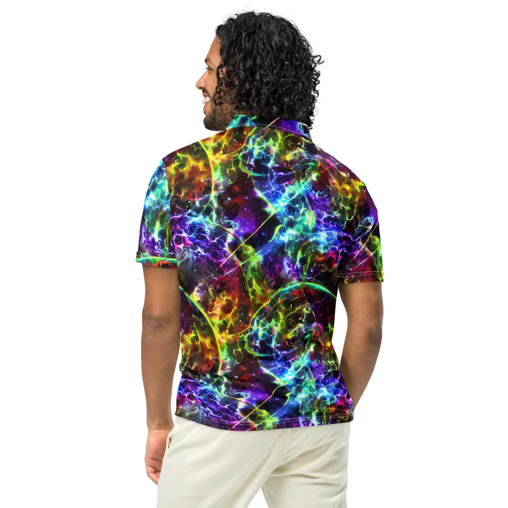 Lorentzen Lightstorm on Men's Slim Fit Polo Shirt — Back