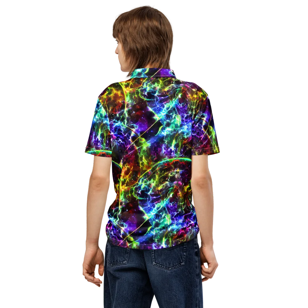 Lorentzen Lightstorm on Men's Slim Fit Polo Shirt — Back