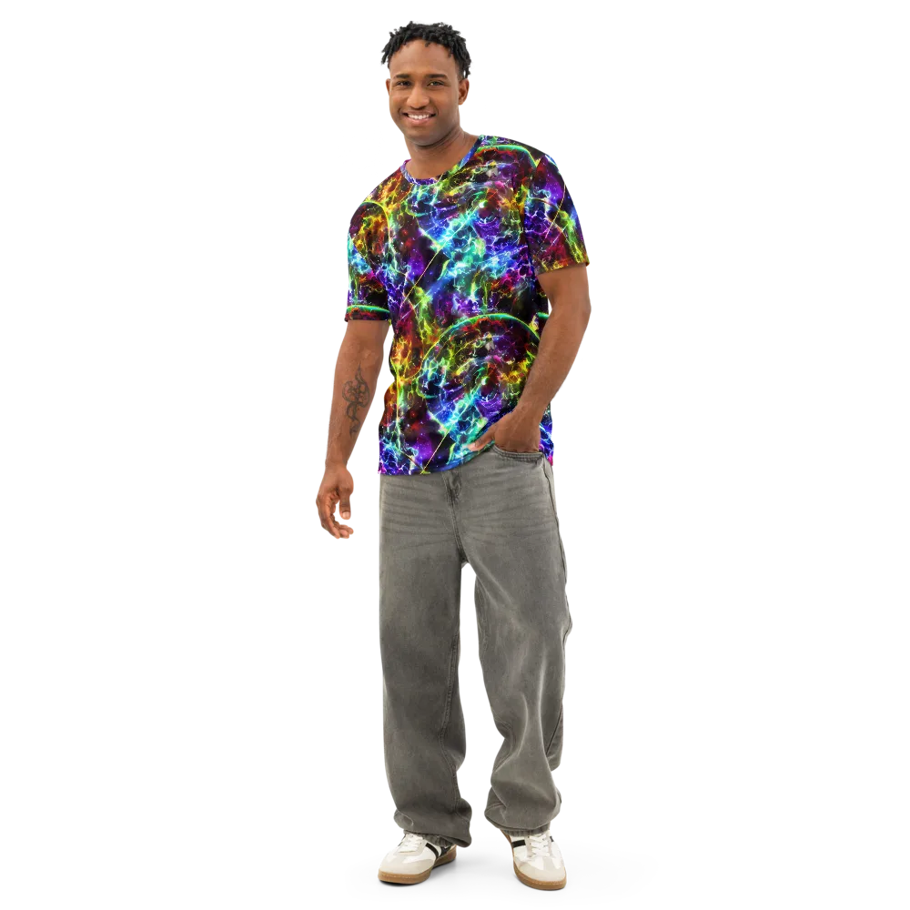 Lorentzen Lightstorm on Men's Cotton Crew Neck T-Shirt — Front