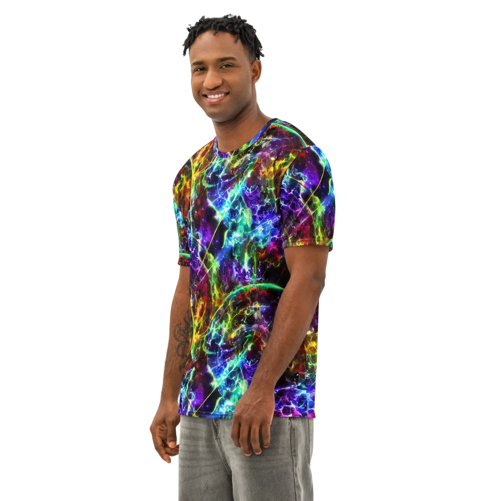 Lorentzen Lightstorm on Men's Cotton Crew Neck T-Shirt — Left Front