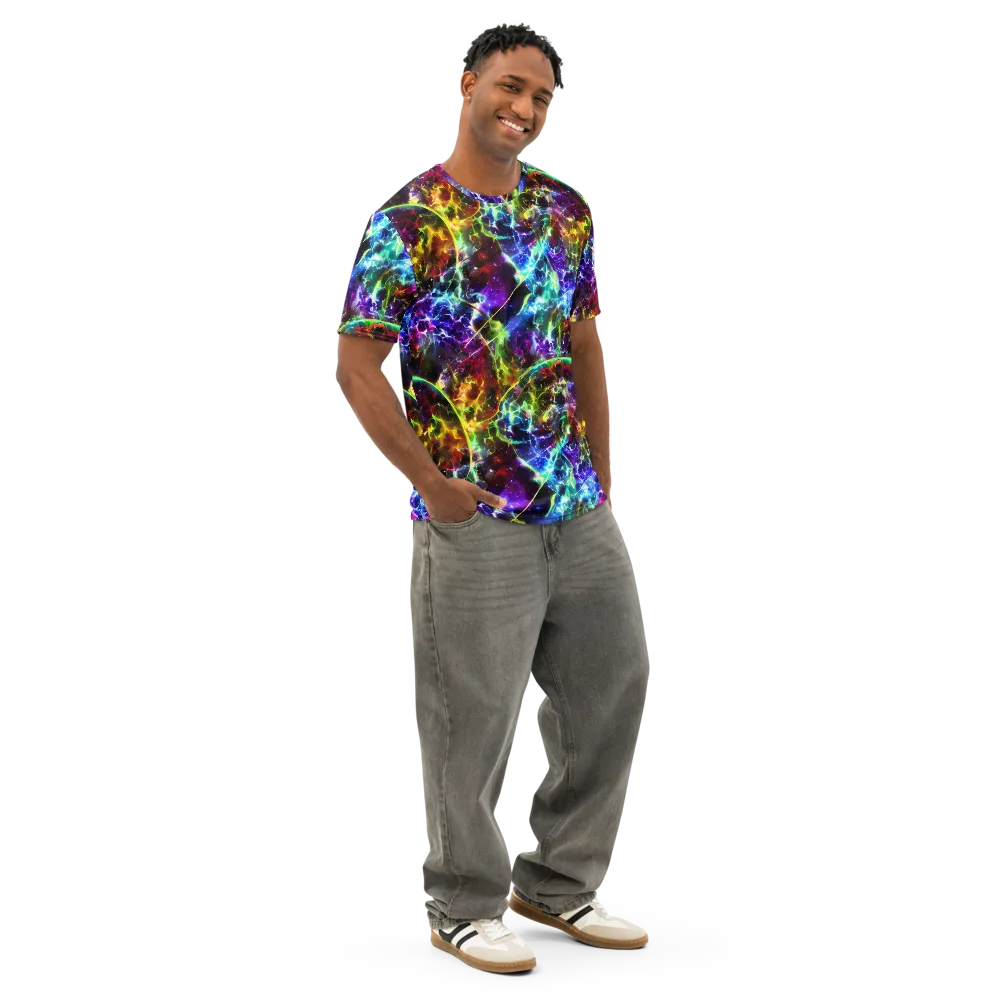 Lorentzen Lightstorm on Men's Cotton Crew Neck T-Shirt — Right Front