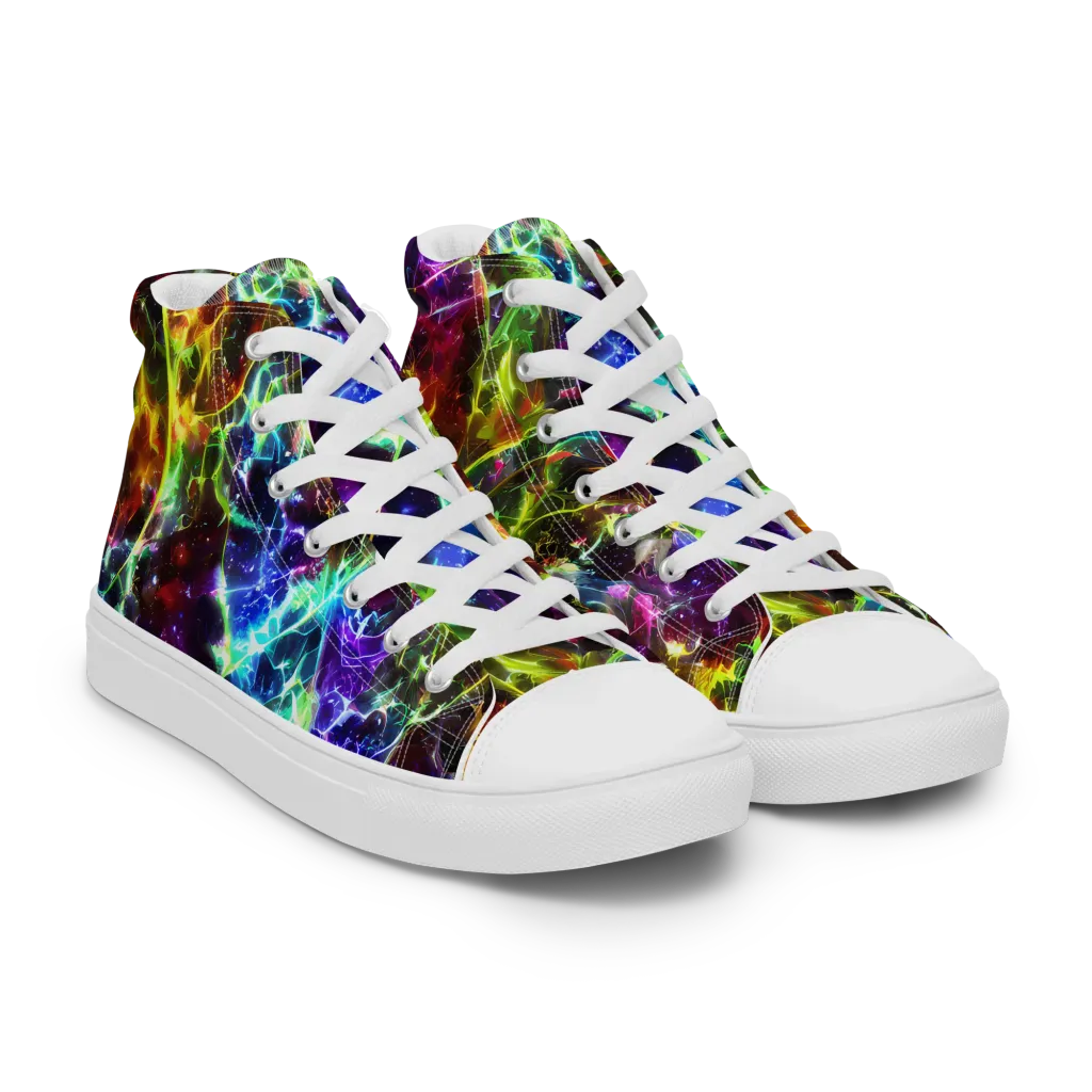Lorentzen Lightstorm on Men's High Top Canvas Shoes — Right Front