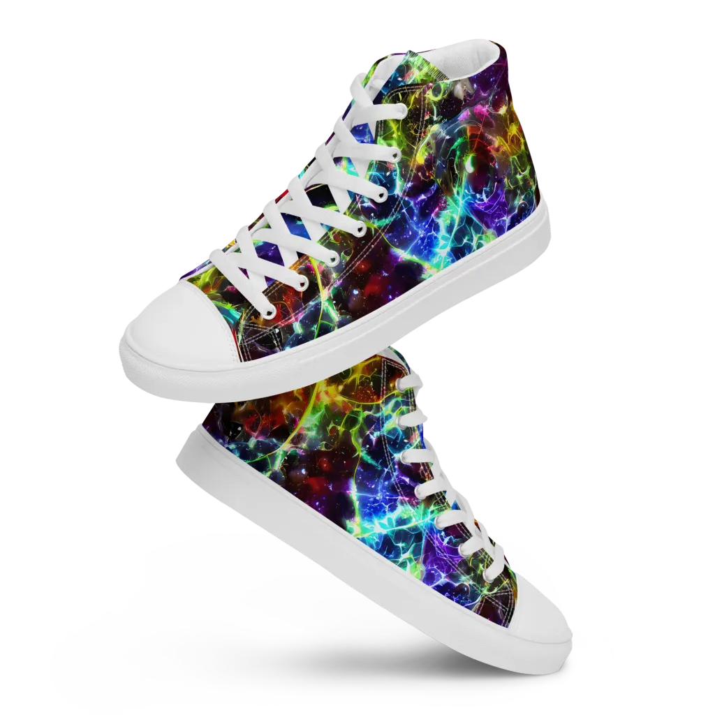 Lorentzen Lightstorm on Men's High Top Canvas Shoes — Front