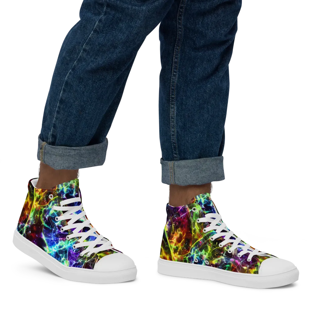 Lorentzen Lightstorm on Men's High Top Canvas Shoes — Right
