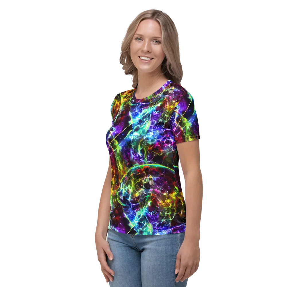 Lorentzen Lightstorm on Women's Crew Neck T-Shirt — Left