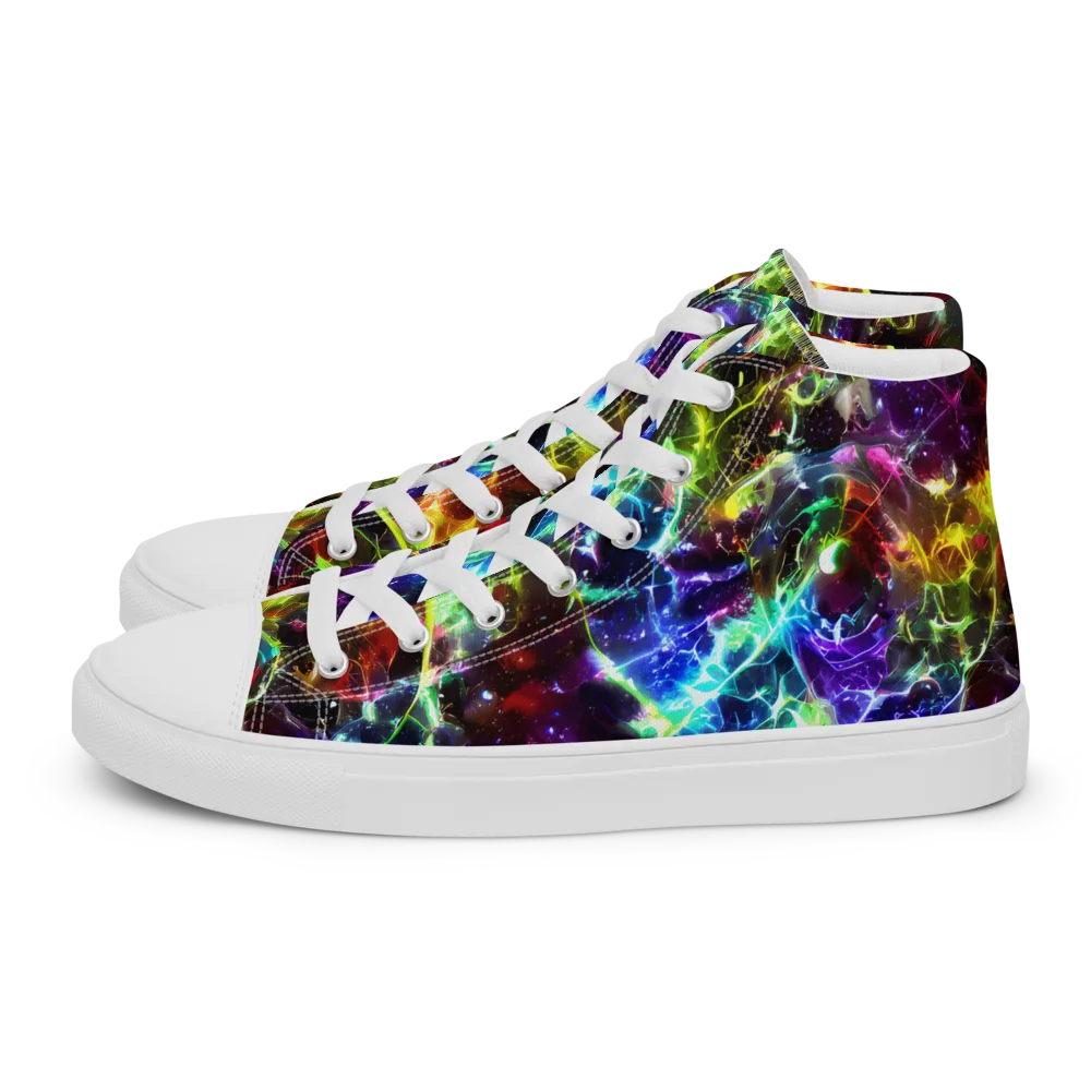 Lorentzen Lightstorm on Women's High Top Canvas Shoes — Left