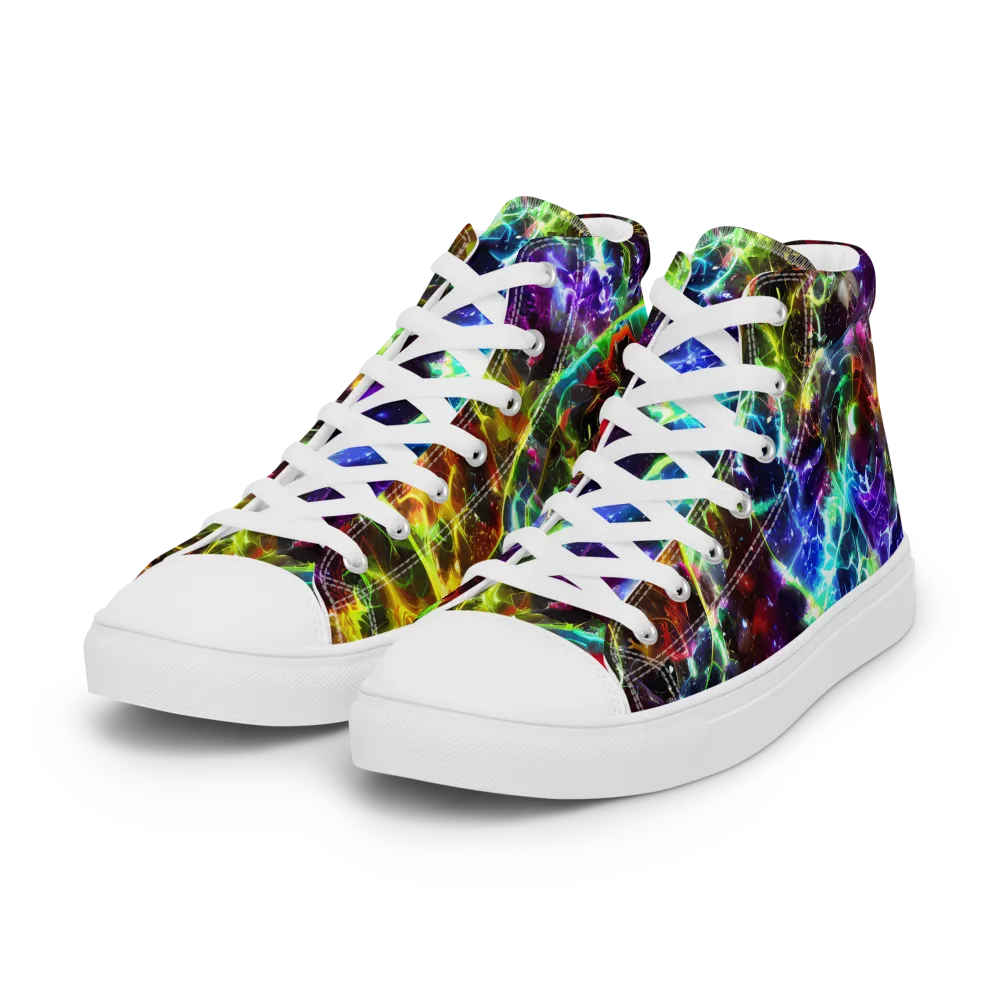 Lorentzen Lightstorm on Women's High Top Canvas Shoes — Left Front