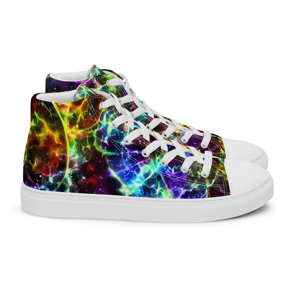Lorentzen Lightstorm on Women's High Top Canvas Shoes — Right