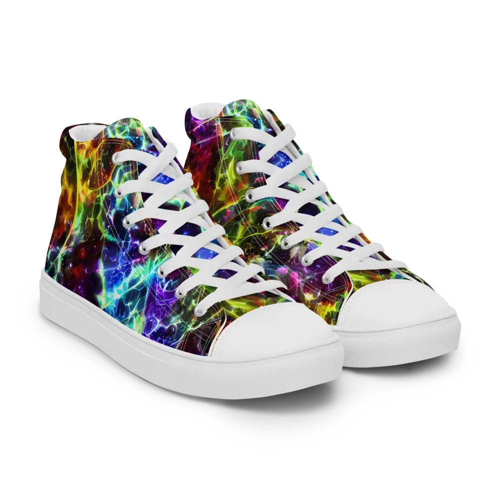 Lorentzen Lightstorm on Women's High Top Canvas Shoes — Right Front