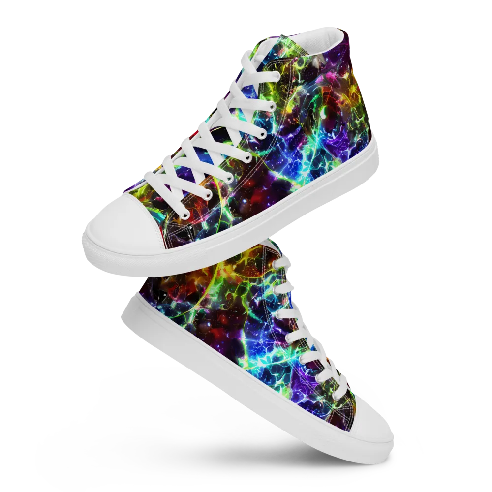 Lorentzen Lightstorm on Women's High Top Canvas Shoes — Front
