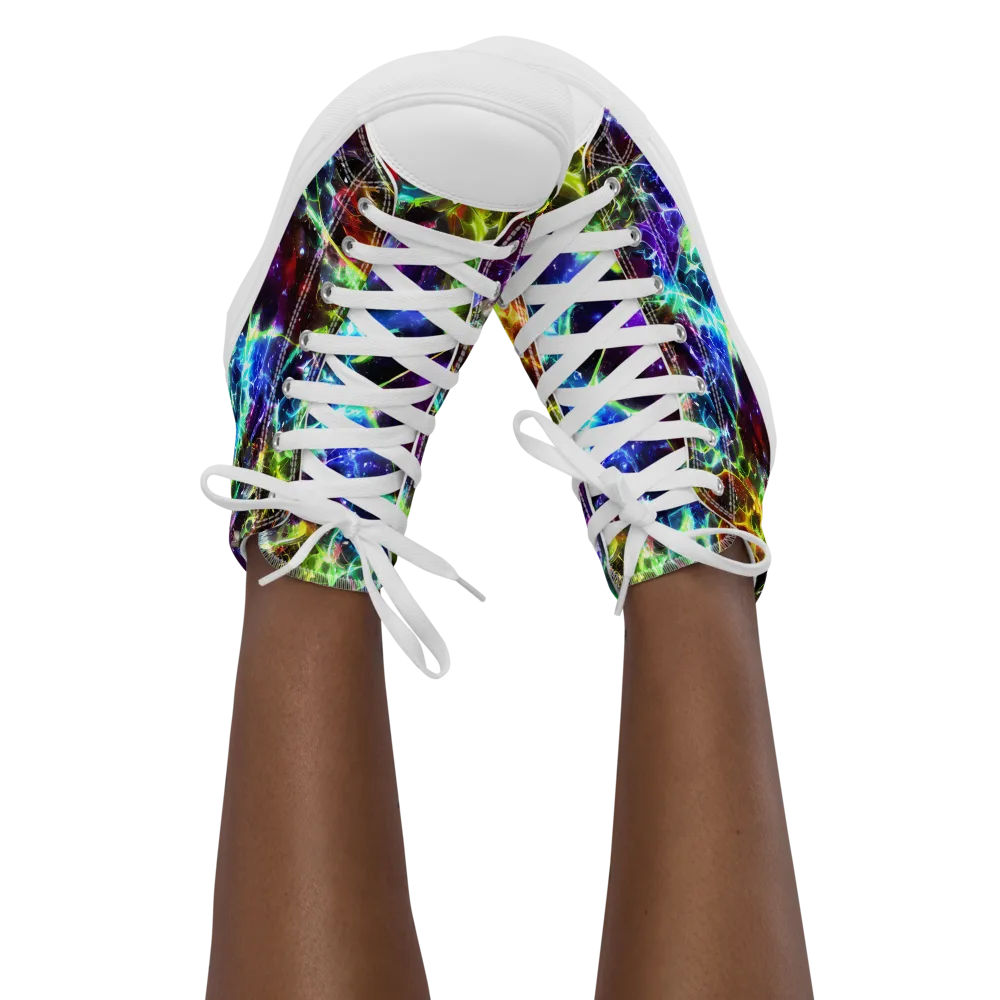 Lorentzen Lightstorm on Women's High Top Canvas Shoes — Front
