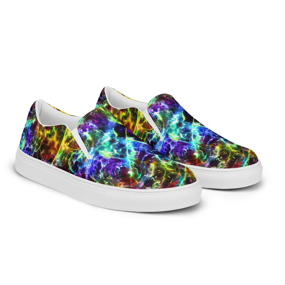 Lorentzen Lightstorm on Men's Slip-On Canvas Shoes — Right Front