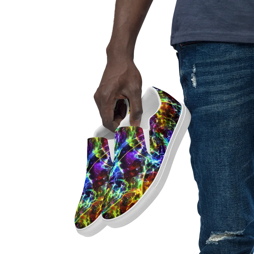 Lorentzen Lightstorm on Men's Slip-On Canvas Shoes — Left Front