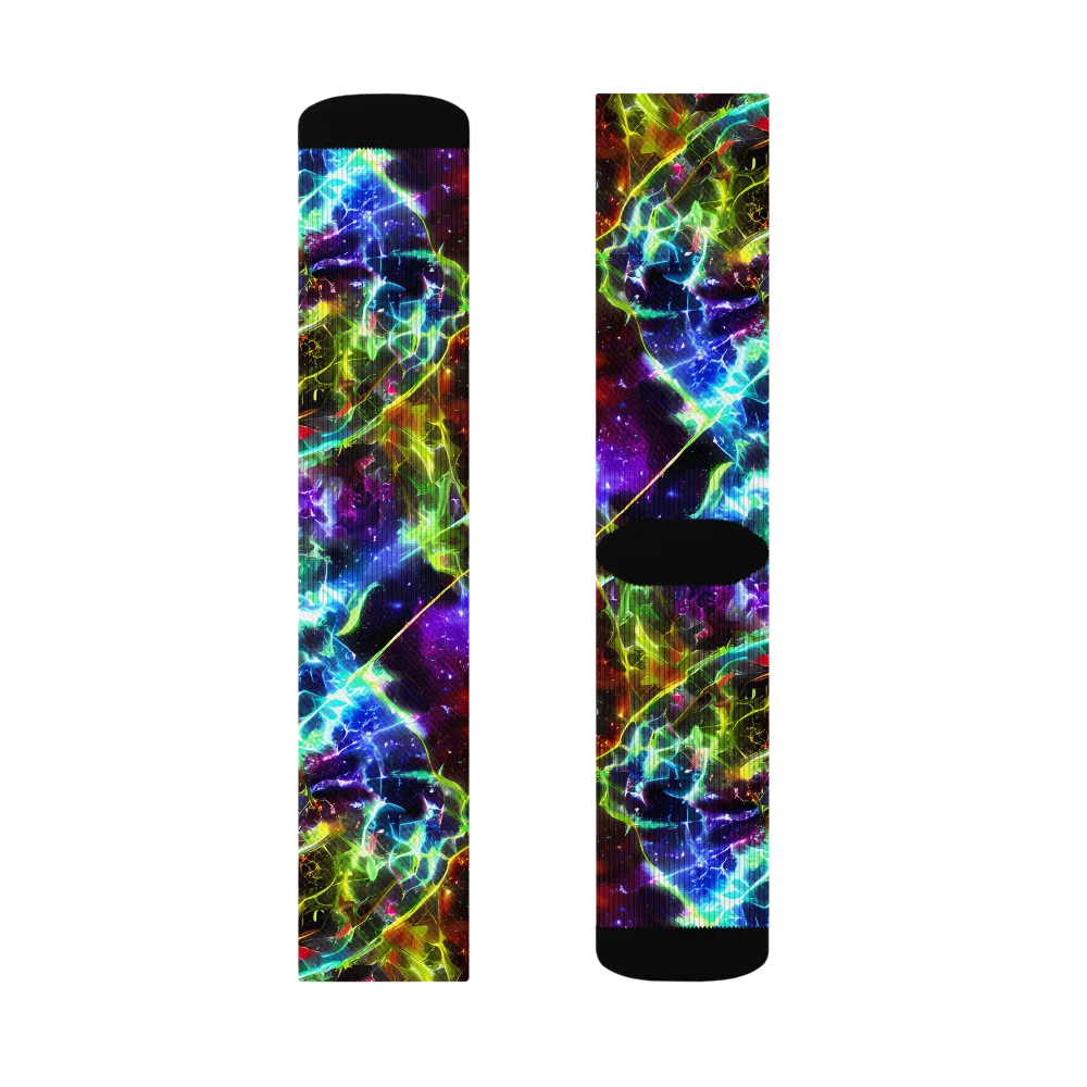 Lorentzen Lightstorm on Socks — Left Sock