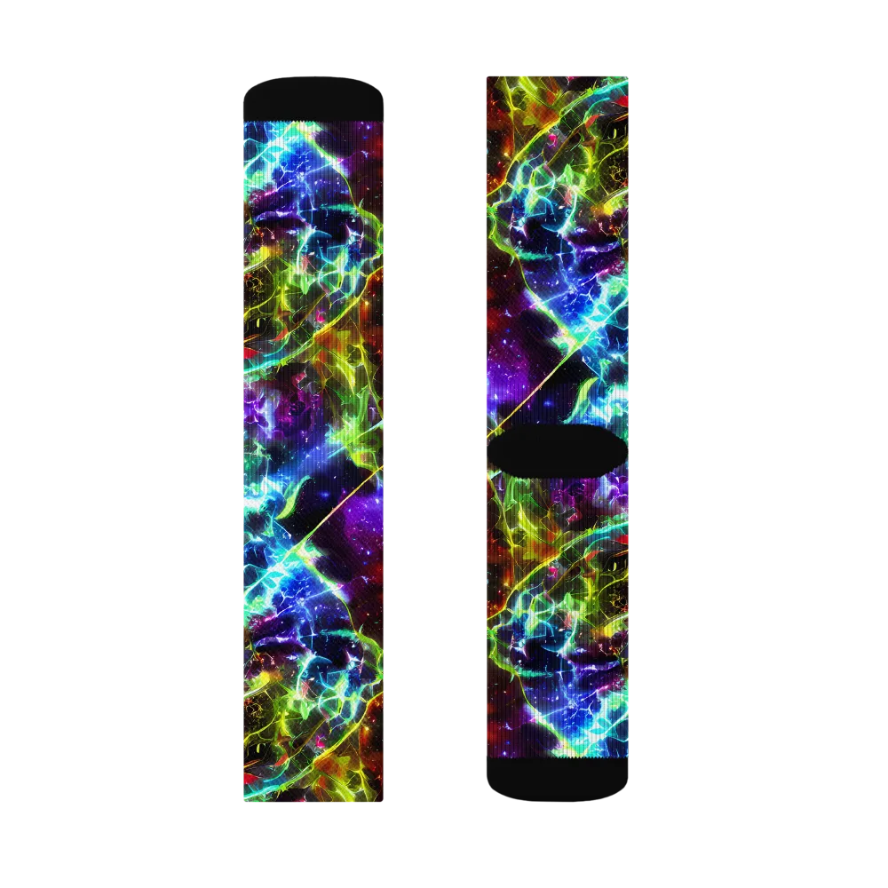 Lorentzen Lightstorm on Socks — Right Sock