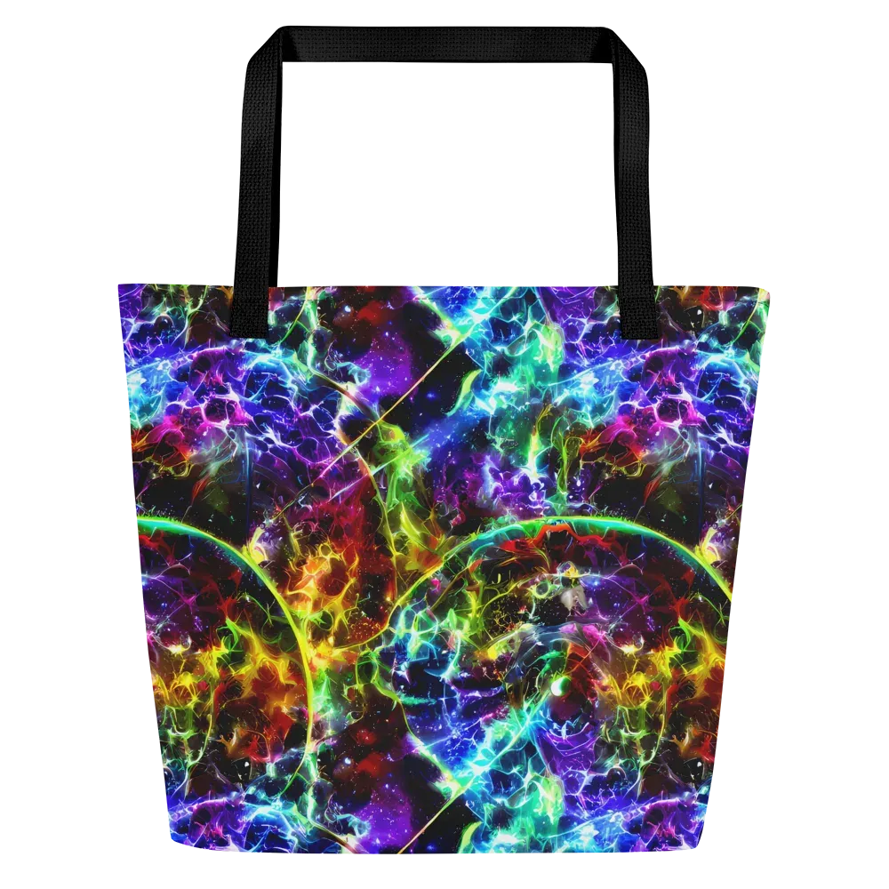 Lorentzen Lightstorm on Large Tote Bag W/ Pocket — Front