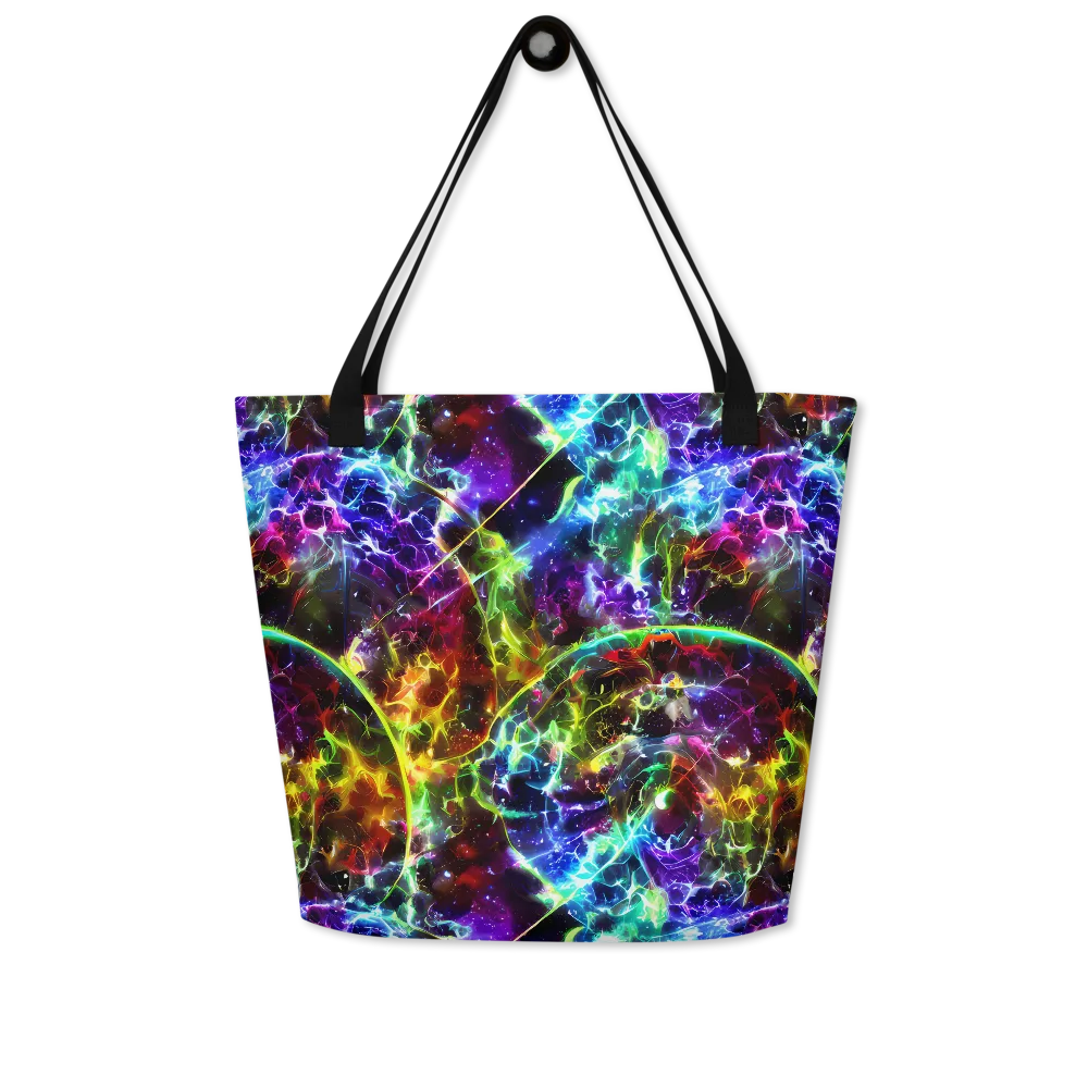 Lorentzen Lightstorm on Large Tote Bag W/ Pocket — Front